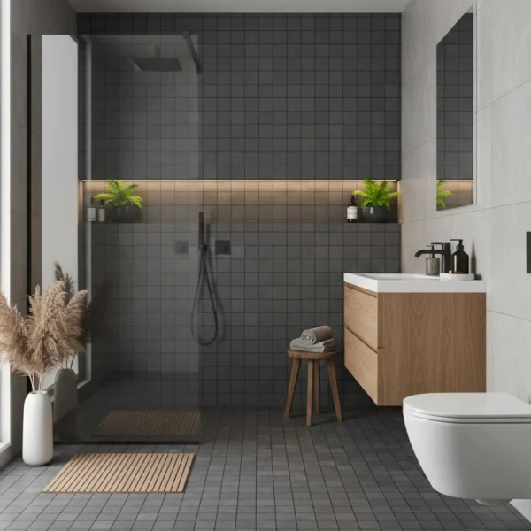 Mozaic Antracit Marazzi Stream Anthracite 30x30 cm M12R