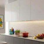 Faianta structurată bej cu relief ondulat 3D, Appeal Sand Wind Marazzi, 20×50 cm