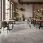 Gresie porțelanată gri cu aspect de piatră naturală granulată, Stonework Marazzi, 33x33 cm Gresie porțelanată gri cu aspect de piatră naturală granulată, Stonework Marazzi, 33x33 cm