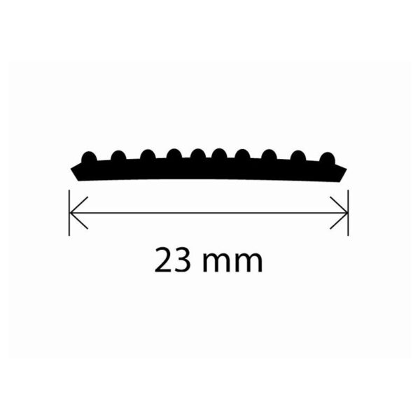 Profil treapta sampanie cu canal antiderapant 3 ml cod S100