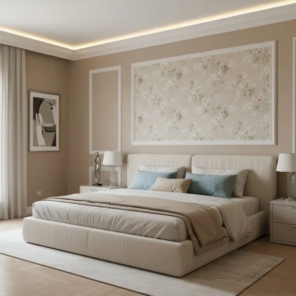 Scafă tavan lumină indirectă, polistiren alb, SD1, 130x60x2000 mm - Cornise decorative tavan