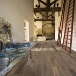 Parchet triplustratificat stejar rustic, aspect vintage, 190x1900x15 mm, Oak Concrete, Kahrs