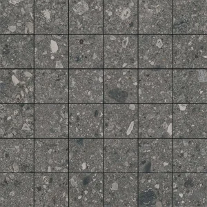 Mozaic gri antracit mat baie, Mystone Ceppo di Gré, Marazzi, 30x30 cm