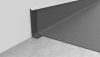 Profil Plintă PVC pentru linoleum Hohlkehl Gri 10cm 2.5m 251610-107