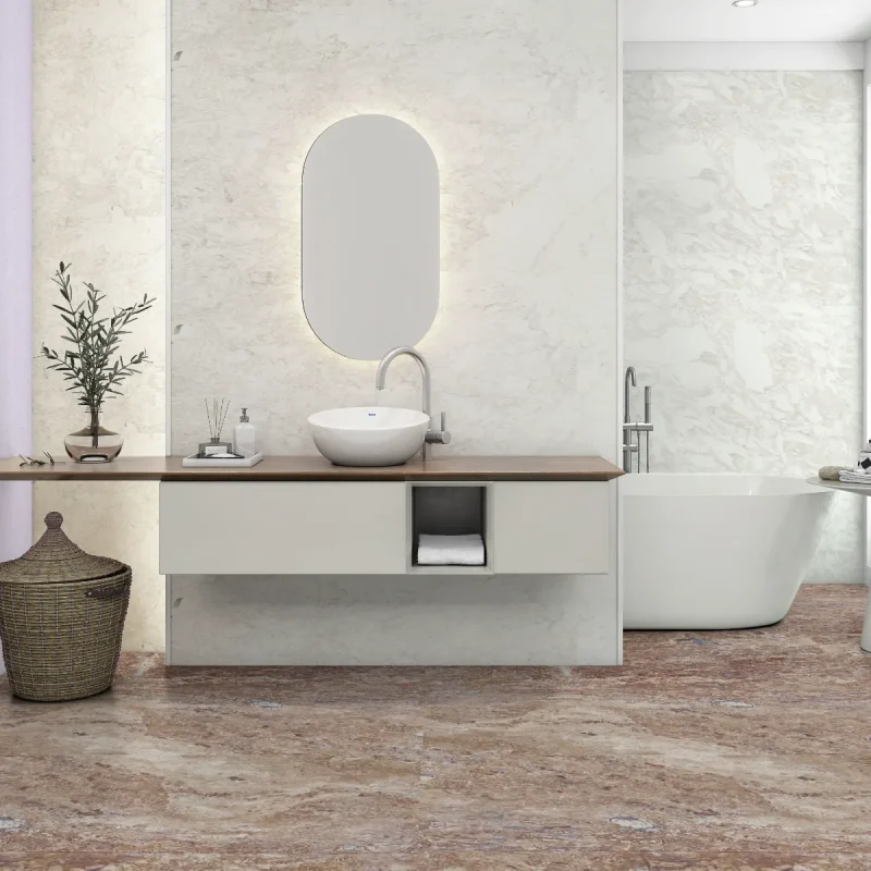 Travertin Wavy Placaj 60x30 1.2 Lustruit Chituit
