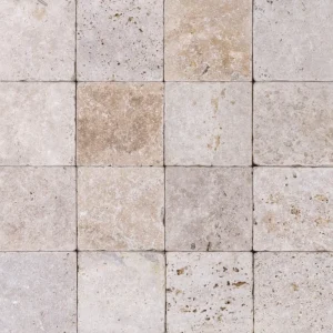 Travertin Rustic C C Placaj 15.2x15.2 3 Antichizat