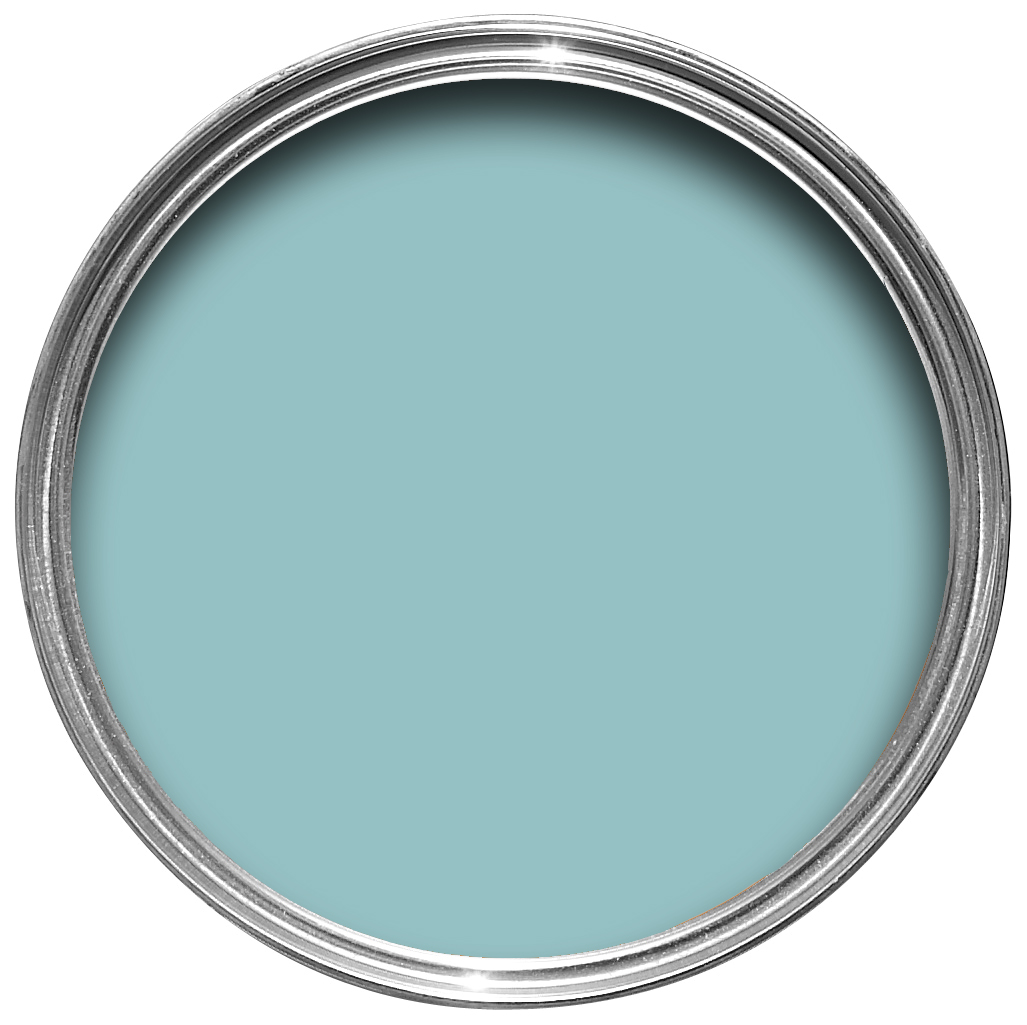 Vopsea albastră satinată 40% luciu pentru interior Farrow & Ball Modern Eggshell Blue Ground No. 210 2.5 Litri