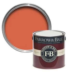Vopsea orange mata 2% luciu pentru interior Farrow & Ball Dead Flat Charlotte's Locks No. 268 5 Litri