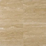 Travertin light lustruit placaj 40×40 cm, grosime 1.8 cm