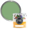 Vopsea verde satinata 20% luciu pentru exterior Farrow & Ball Exterior Eggshell NHM Emerald Green No.W53 2.5 Litri