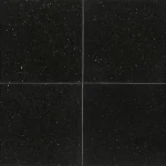 Granit negru lustruit, interior, Black Galaxy, 40.6×40.6 cm