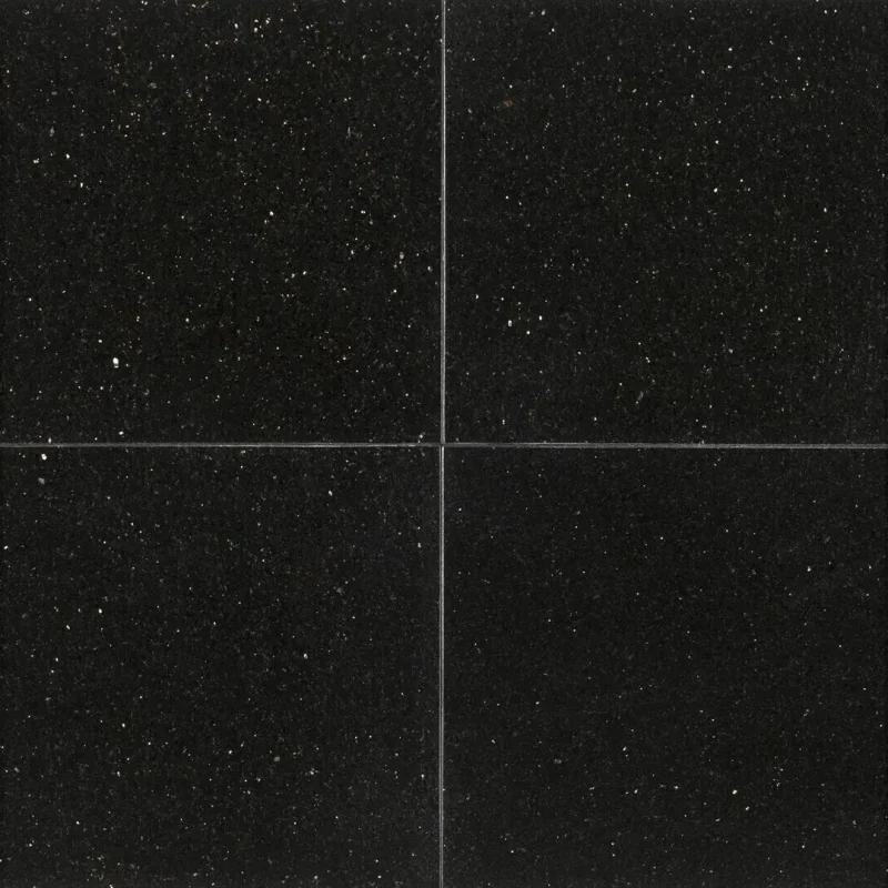Granit Black Galaxy Placaj 40.6x40.6 1 Lustruit