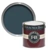 Vopsea albastra mata 2% luciu pentru interior Farrow & Ball Dead Flat Hague Blue No. 30 5 Litri