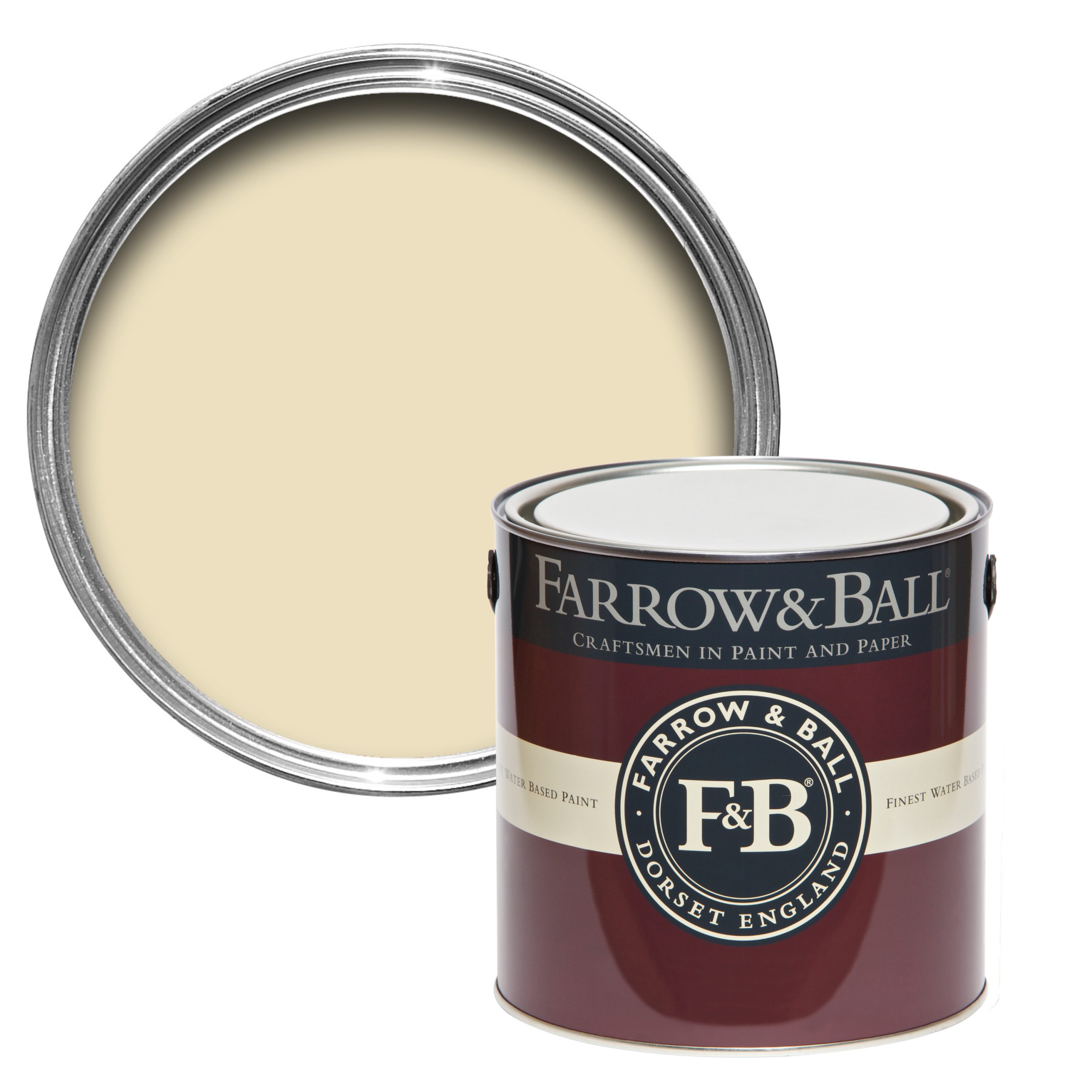 Vopsea crem mată 2% luciu pentru interior Farrow & Ball Soft Distemper House White No. 2012 5 Litri