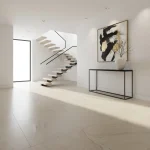 Placaj marmură crem cu venaturi fine neregulate, Fiorito MK2 60x60 cm, 49897