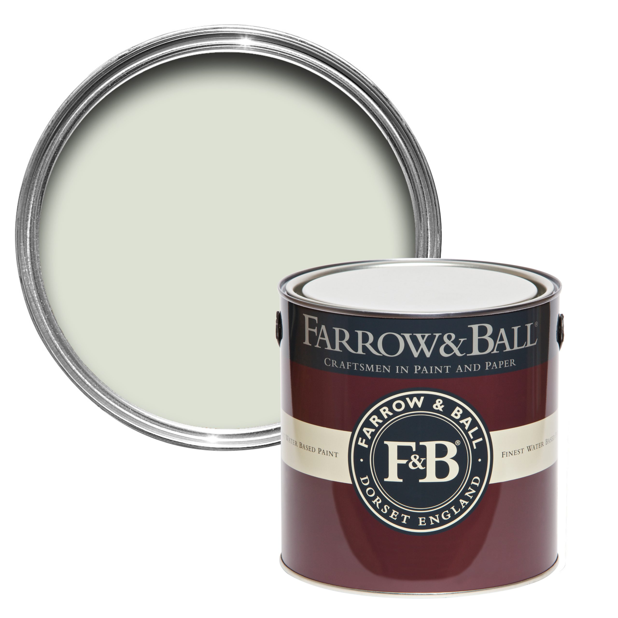 Vopsea albastră mată 7% luciu pentru interior Farrow & Ball Modern Emulsion Pavilion Blue No. 252 5 Litri