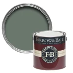 Vopsea mată verde fumuriu, Farrow & Ball Green Smoke 47, interior, 2.5L