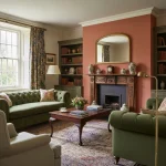 Vopsea mată portocalie, nuanță de teracotă, Modern Emulsion Farrow & Ball, 2.5 L, Bisque No. 9811