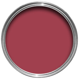 Vopsea rosie mata 2% luciu pentru interior Farrow & Ball Dead Flat Rectory Red No. 217 5 Litri