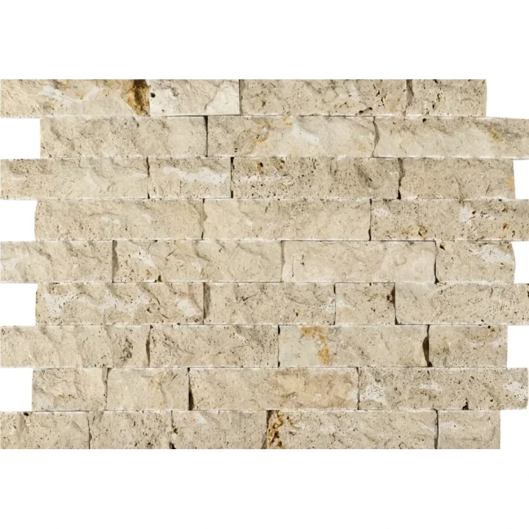 Travertin clasic placaj scapitat, Lx10 cm, grosime 2,5 cm