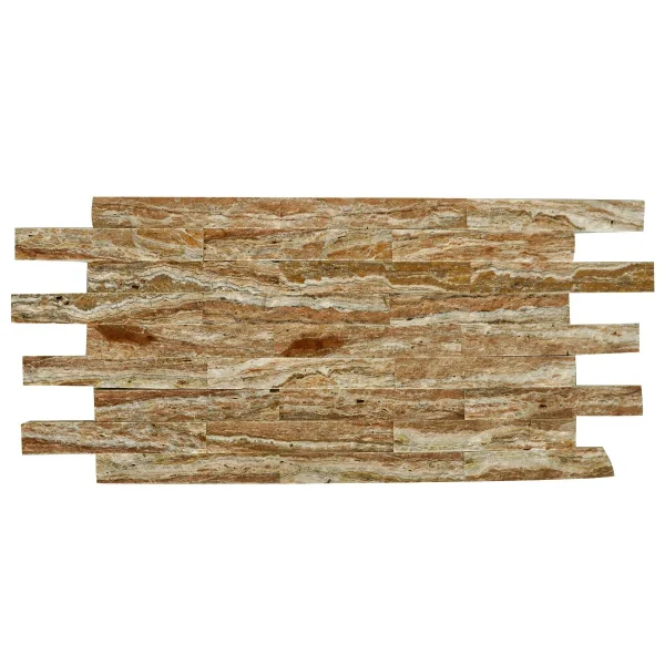 Travertin placaj scapitat, colecția Rainbow, 30x5 cm, 2 cm