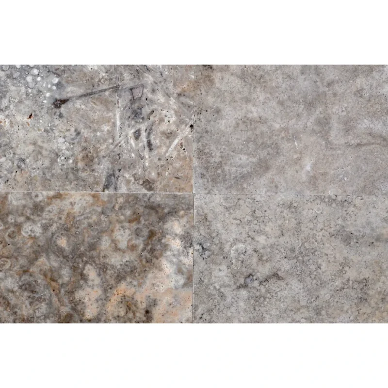 Travertin Silver C C Placaj 40.6x20.3 1.2 Periat