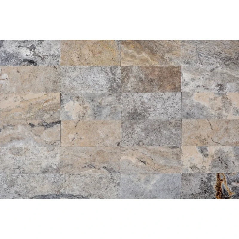 Travertin Silver C C Placaj 30.5x15.2 1 Periat