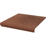 Treaptă gresie klinker maro exterior, Taurus, Paradyz, 30×33 cm