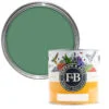 Vopsea verde satinata 20% luciu pentru exterior Farrow & Ball Exterior Eggshell NHM Verdigris Green No.W50 2.5 Litri