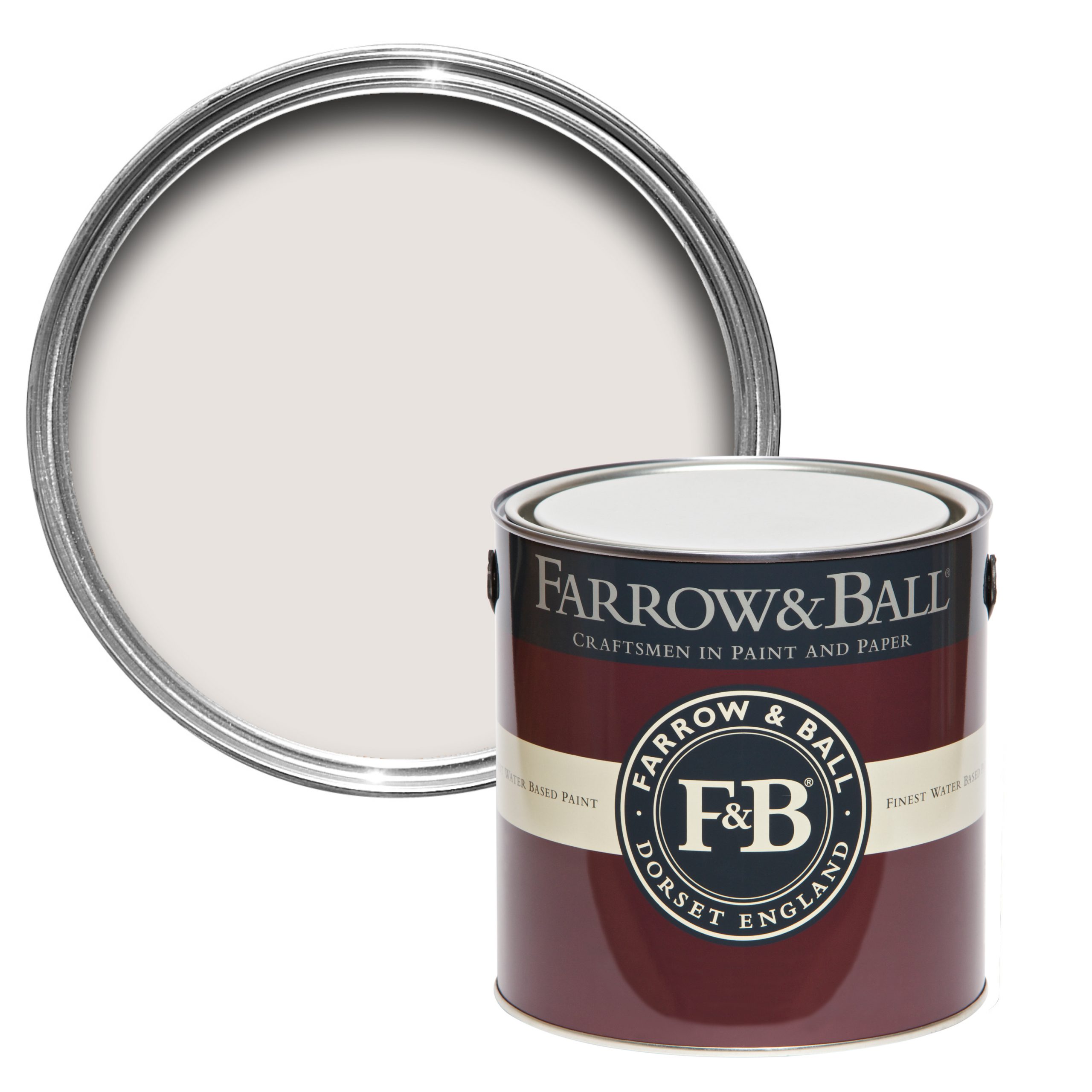 Vopsea alba satinata 20% luciu pentru exterior Farrow & Ball Exterior Eggshell Wevet No. 273 2.5 Litri