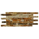 Travertin Noche placaj scapitat, 30×5 cm, 2 cm