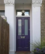Vopsea interior, negru-violet, semi-lucios, Modern Eggshell Bible Black, Farrow & Ball, 5L