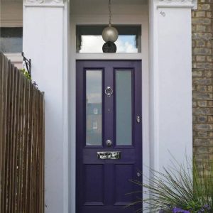 Vopsea interior, negru-violet, semi-lucios, Modern Eggshell Bible Black, Farrow & Ball, 5L