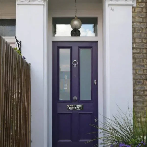 Vopsea interior, negru-violet, semi-lucios, Modern Eggshell Bible Black, Farrow & Ball, 5L