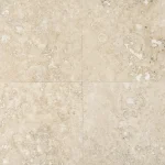 Placaj travertin bej mat chituit, Blanco C/C, 45.7×45.7 cm