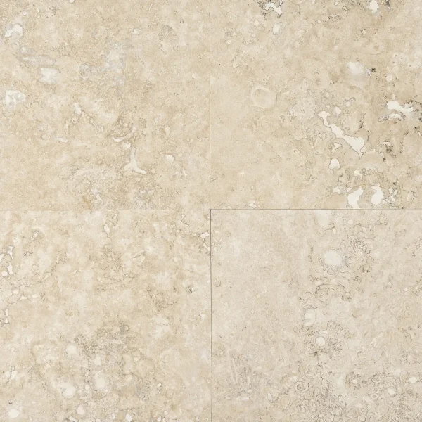 Travertin Blanco C C Placaj 45.7x45.7 1.2 Mat Chituit