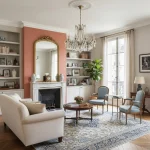 Vopsea mată portocalie, nuanță de teracotă, Modern Emulsion Farrow & Ball, 2.5 L, Bisque No. 9811