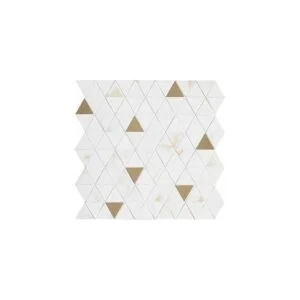 Decor Marazzi Allmarble Golden White Sat. Mosaico Tria 40X43 cm M8H1