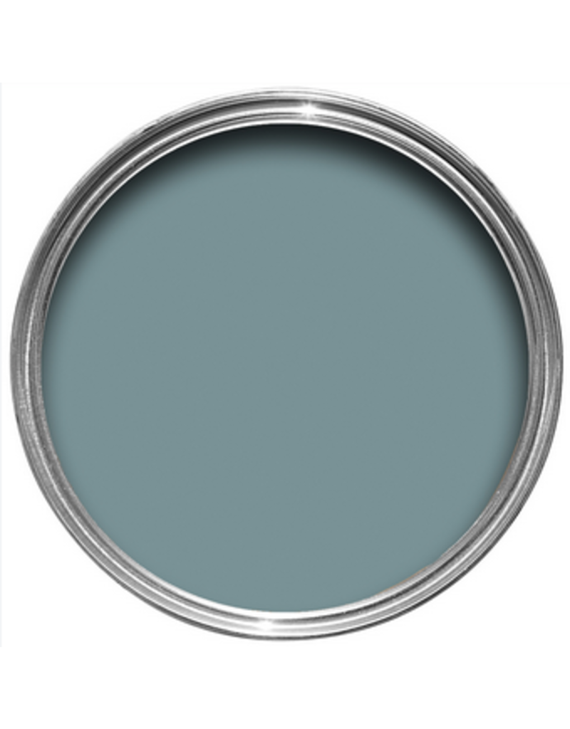 Vopsea albastra satinata 20% luciu pentru exterior Farrow & Ball Exterior Eggshell Berrington Blue No. 14 2.5 Litri