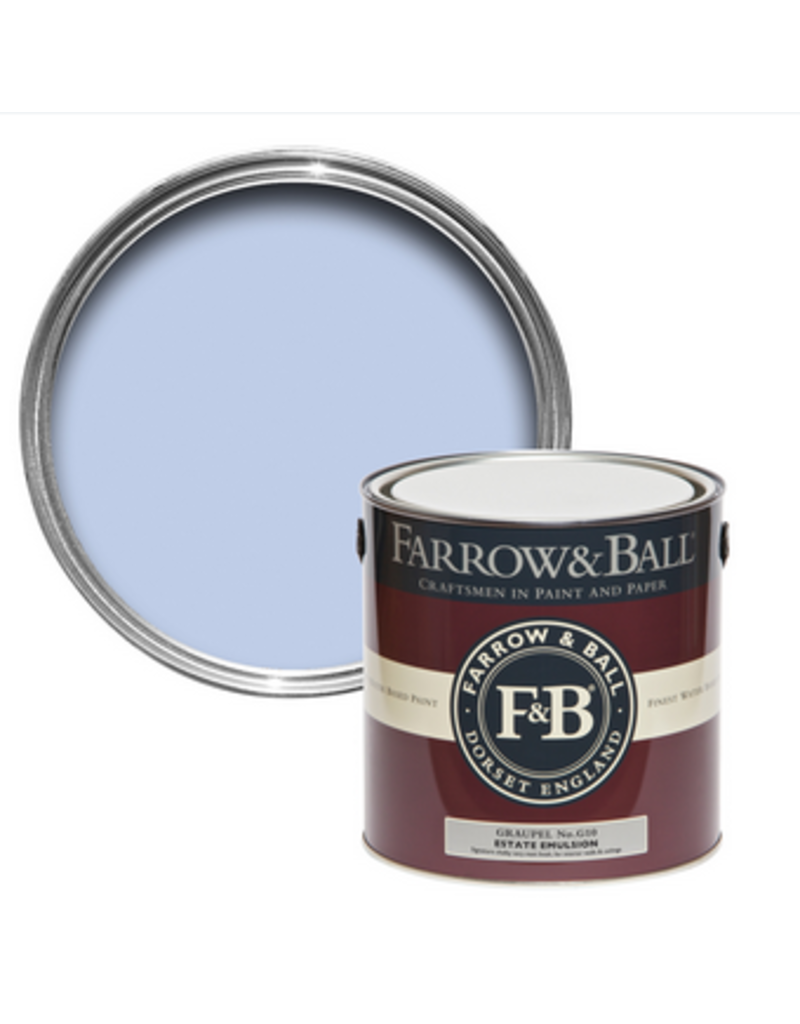 Vopsea albastra mata 2% luciu pentru interior Farrow & Ball Casein Distemper No. G10 5 Litri