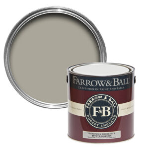 Vopsea gri mata 2% luciu pentru interior Farrow & Ball Limewash Hardwick White No. 5 5 Litri