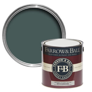 Vopsea verde mata 2% luciu pentru interior Farrow & Ball Dead Flat Monkey Puzzle No. 238 5 Litri