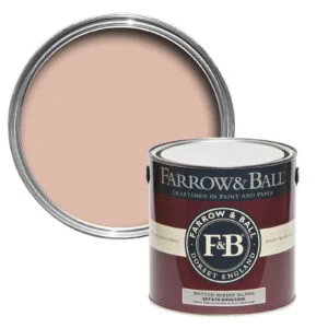 Vopsea roz mata 2% luciu pentru interior Farrow & Ball Dead Flat Potted Shrimp No. 9906 5 Litri