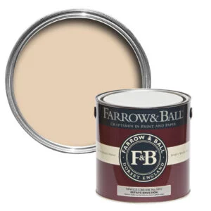 Vopsea crem mata 2% luciu pentru interior Farrow & Ball Dead Flat Single Cream No. 9901 5 Litri