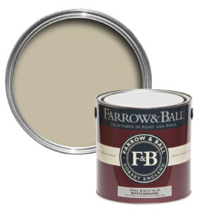 Vopsea gri mata 2% luciu pentru interior Farrow & Ball Limewash Wall White No. 58 5 Litri
