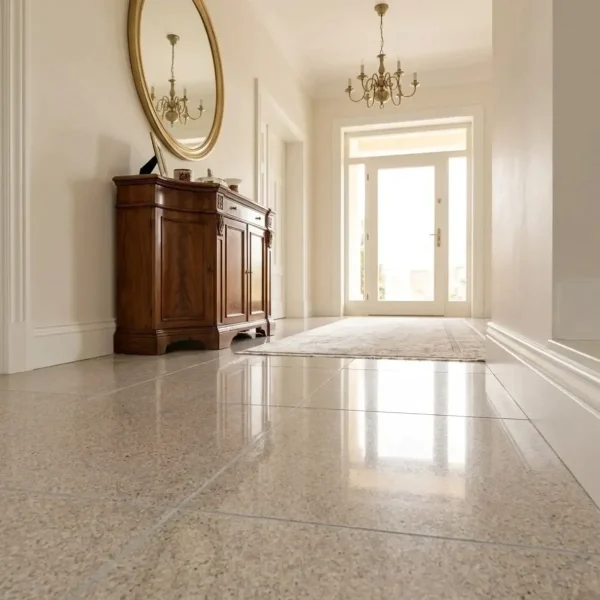 Granit amarello rosa, placaj, lustruit, rezistent, decorativ, 40x40 cm