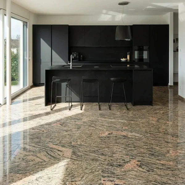 Granit exotic juparana lustruit, placaj 61x30.5x1.2 cm