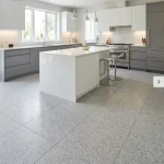 Granit Leopard White, placaj fiamat 40×40, 1 cm