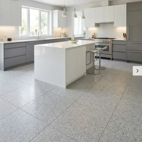 Granit Leopard White, placaj fiamat 40x40, 1 cm