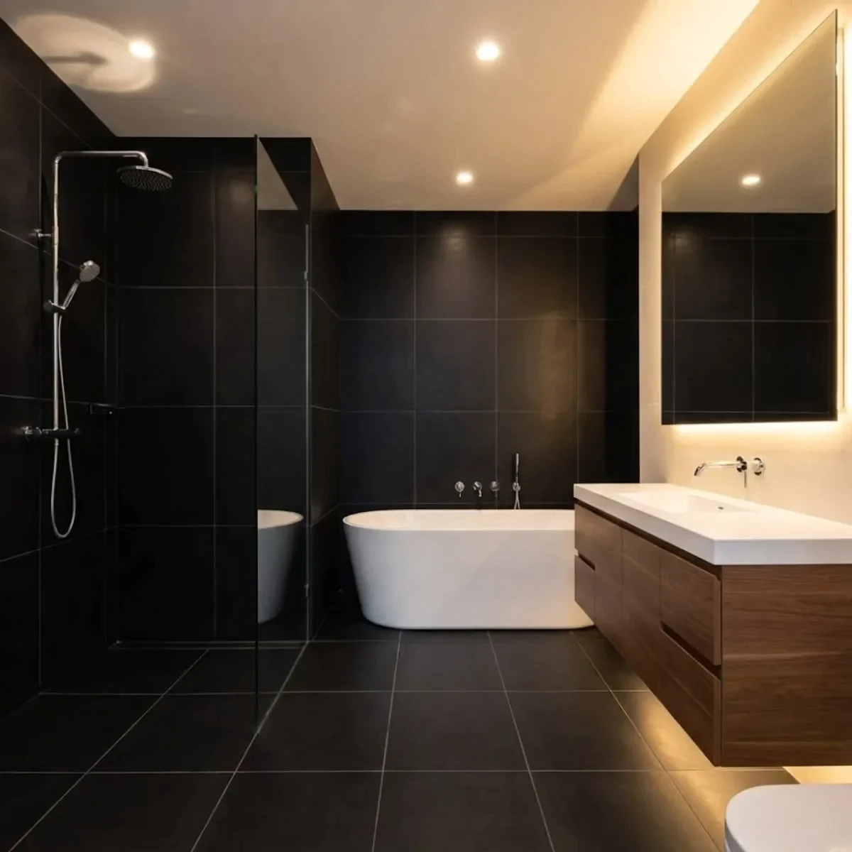 Granit Mongolian Black Placaj 60x60 1.5 Lustruit Granit Mongolian Black Placaj 60x60 1.5 Lustruit